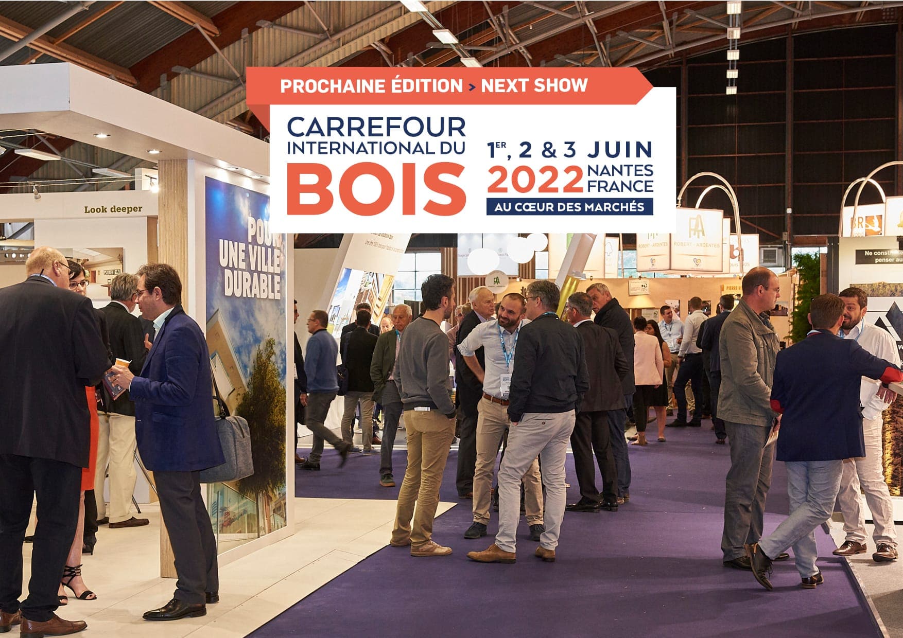 Vetedy will be exposing at the french show for wood professionnal Carrefour du Bois manufacturer of wood decking and cladding systems with invisible fixings