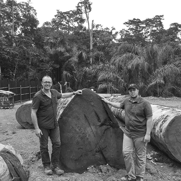 Launch of the vetedy factory in Cameroon in 2008 by Patrick Deumer Exotic Sawmill