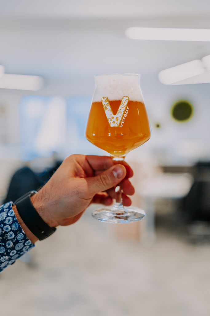 bière vetedy à déguster à notre stand à la galabau à Munich